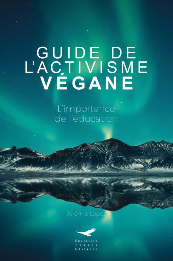 Couverture du Guide de l'activisme végane, Jérémie Lopez
